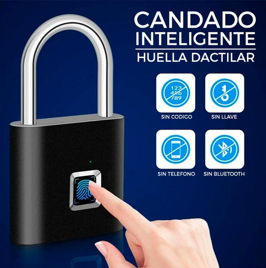 CANDADO DE HUELLA DIGITAL