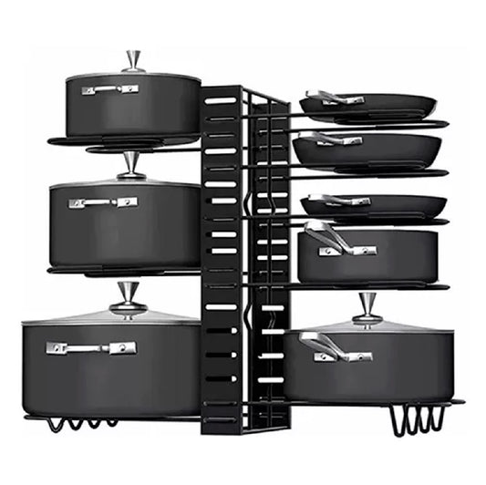 NUEVO ESTANTE ORGANIZADOR PARA OLLAS X 8 NIVELES